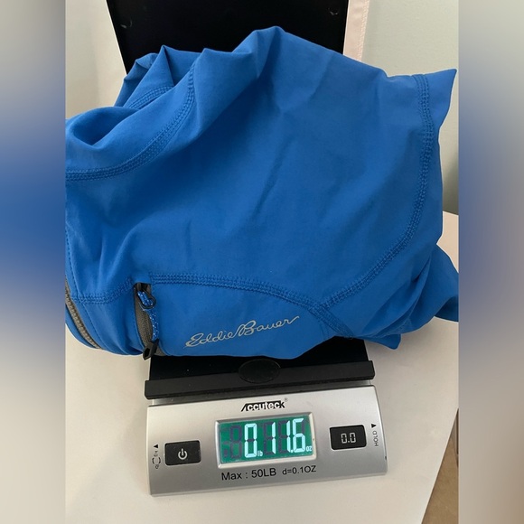 EUC Men’s small Eddie Bauer blue‎ hooded First Ascent Jacket - Picture 7 of 9